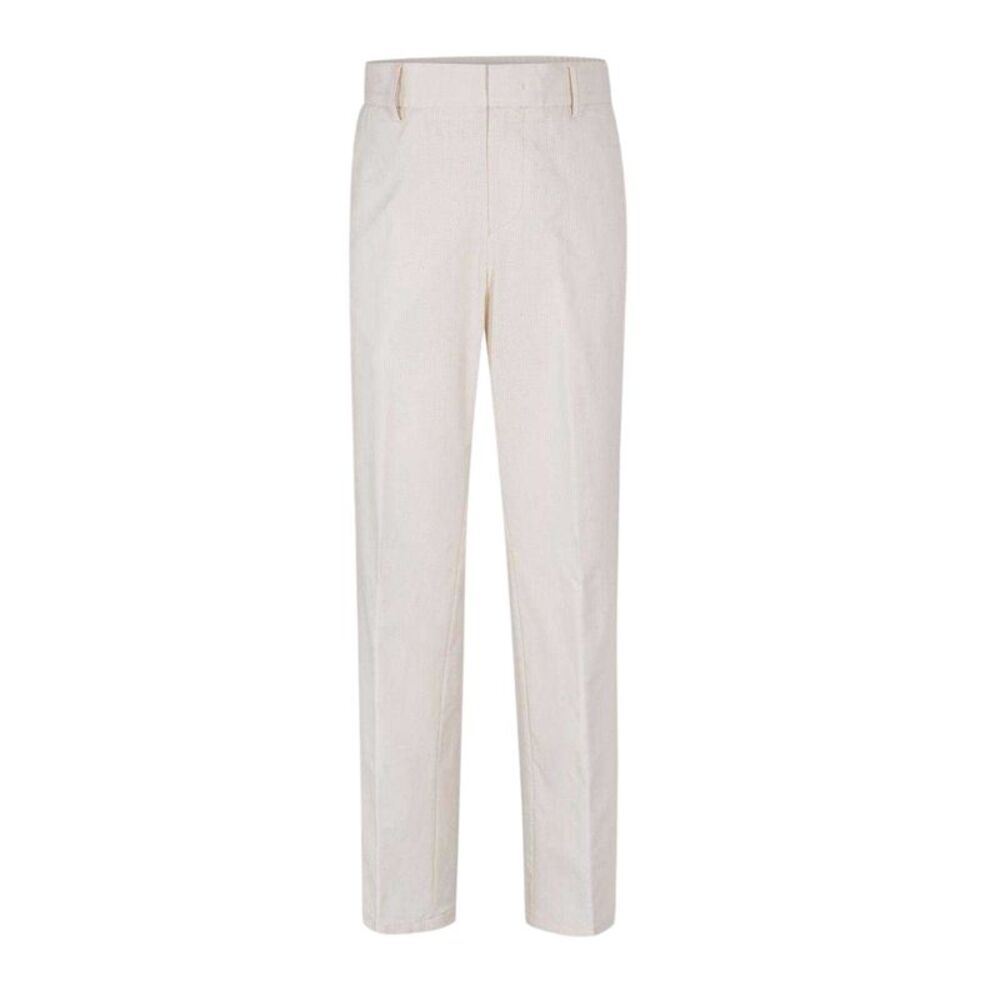 Boss Mens Straight Chinos / White